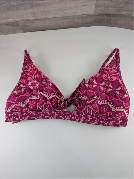Tigerlily Other - Tigerlily Magenta Pink Printed Floral Bikini Top Large